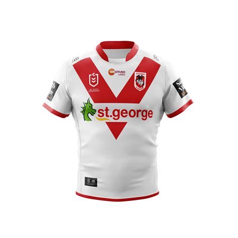 St George Illawarra Dragons 2019 NRL Home Jersey (Mens + Kids Sizes)