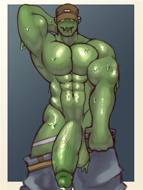 Rule 34 1boy 2d Artwork Huge Balls Huge Cock Male Male Only Muscular Male Slime Slime Man