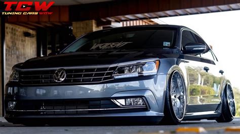 Vw Passat Se Bagged On Vip Rims Build By Kaleb Youtube