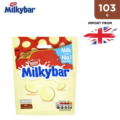 Buy Milkybar White Chocolate Sharing Pouch 103 G توصيل