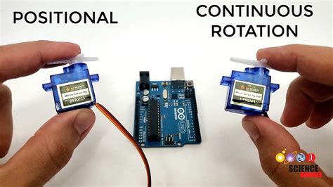 Positional Vs Continuous Rotation Servo Motors YouTube