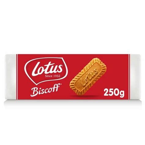 Lotus Biscoff Belgian Speculoos Caramelized Biscuit Cookies 250g