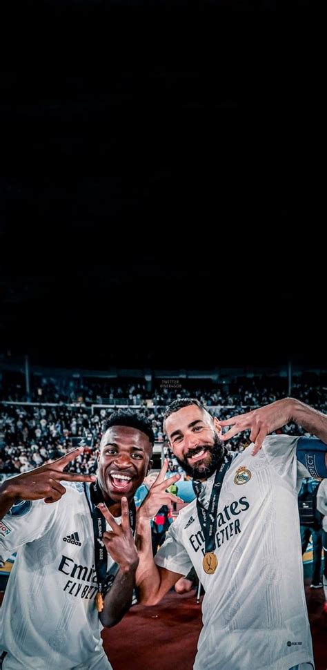 Wallpaper Benzema Vinicius Sfondi Sfondi Per Iphone