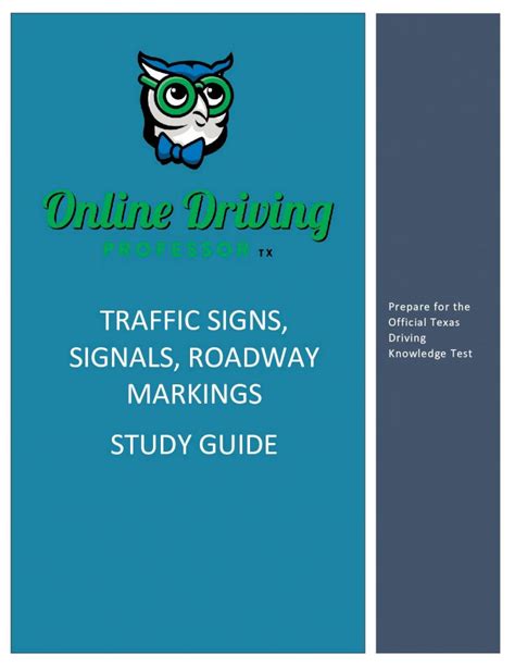 (PDF) TRAFFIC SIGNS, Prepare for the Official Texas Driving ...