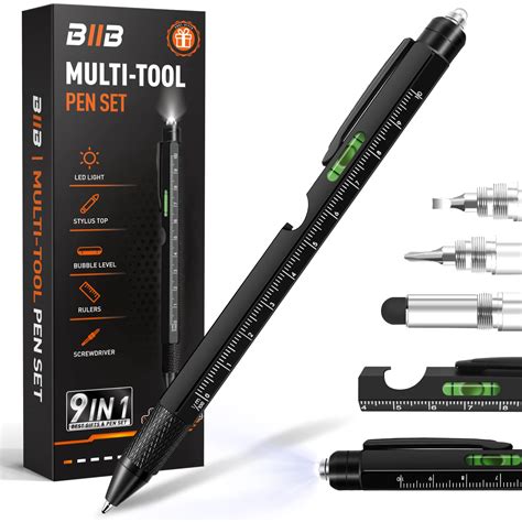 BIIB 9 In 1 Multitool Pen Father Day Gifts