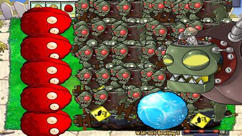 Plants Vs Zombies Giga Gargantuar Vs Big Wall Nut Bowling And