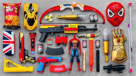 Spider Man Action Series Bow Arrow Guns And Equipment Potato Chips