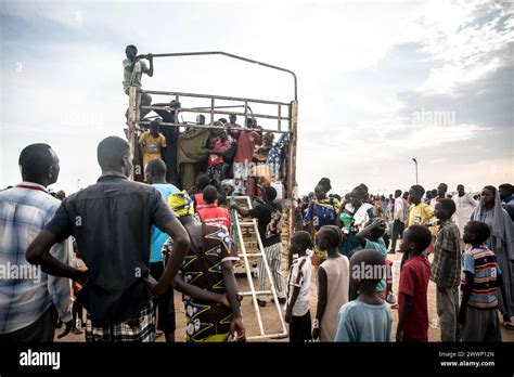 Renk South Sudan 19th Mar 2024 People Fleeing The Sudanese War