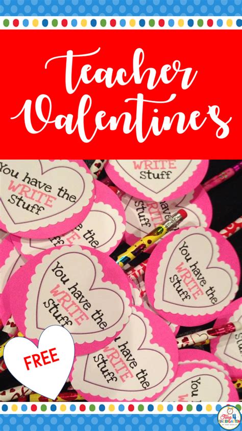 Time 4 Kindergarten Free And Easy Teacher Valentines For Students