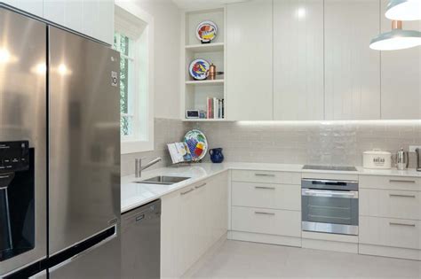 White V Groove Kitchen Lindfield Premier Kitchens