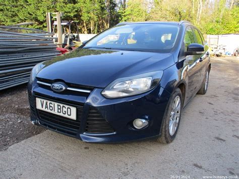 Lot 3015 1261 Ford Focus Titanium Tdci 1560cc 5dr Estate Blue 136kmake Fordmodel Focus Ti