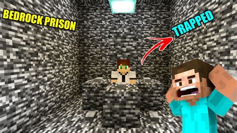 Minecraft But I Trapped In A Bedrock Prison Bedrock Prison Escape In Tamil Jinesh Gaming