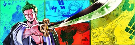 One Piece Zoro Twitter Banner Youtube Banner Template Youtube Banners