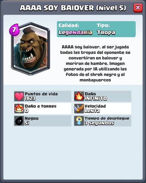 AAAA SOY UNA CARTA DE CLASH ROYALE - Meme subido por Personaje ...