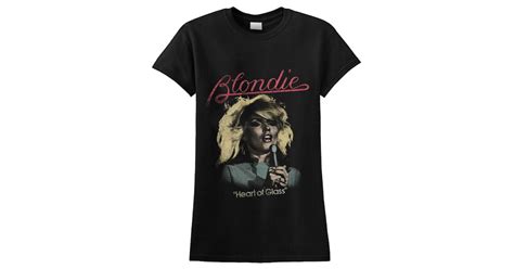 Blondie Heart Of Glass Stylistic Ladies T Shirt