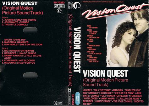 Tapio's Ronnie James Dio Pages: Vision Quest Soundtrack C Tape Discography