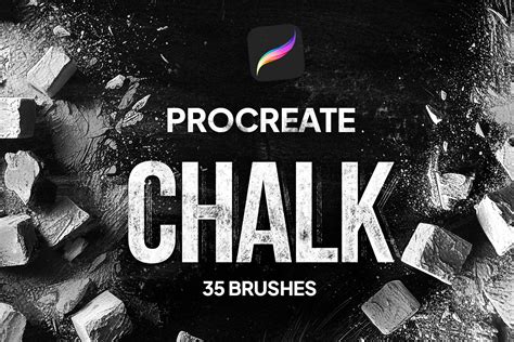 Chalk Procreate Brushes Design Cuts