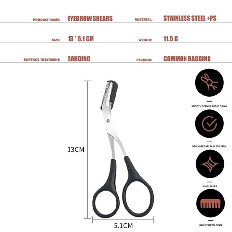 Cheap Eyebrow Trimmer Scissor Beauty Products For Women Eyebrow