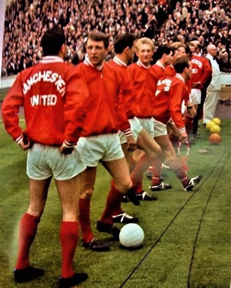 Man Utd Line Up Before The 1963 FA Cup Final Manchester United