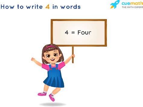 4 in Words - Write 4 in Words | 4 Spelling