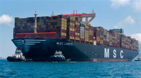 Así es el MSC Loreto el portacontenedores más grande del mundo que