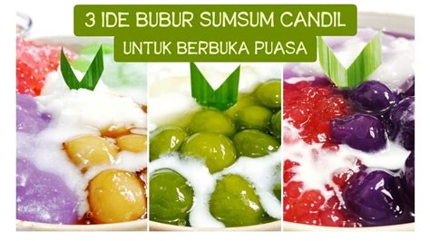 Ide Resep Bubur Sumsum Candil Untuk Berbuka Puasa Menu Takjil Youtube