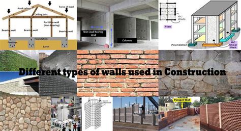 types  walls  construction types  wall design