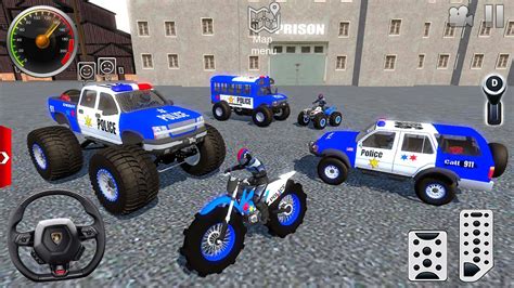 Juegos De Carros Us Dirt Bike Police Cars Quad Bike Offroad