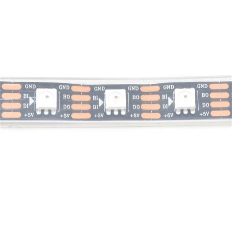 Waterproof IP67 RGB LED Strip WS2813 5m 60 LED M Black PCB Kamami