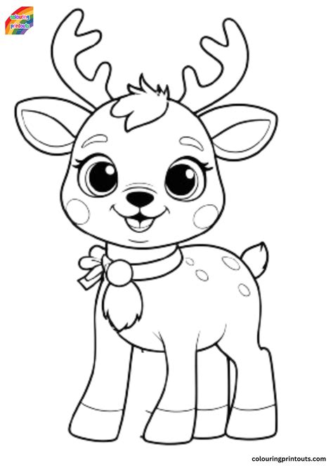 Rudolph Red Nosed Reindeer Coloring Pages