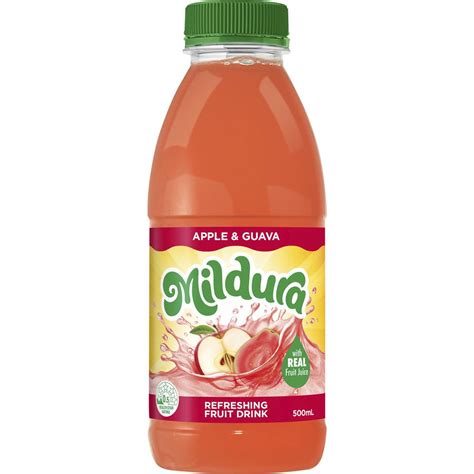 Mildura Apple Guava Fruit Drink 500ml Woolworths