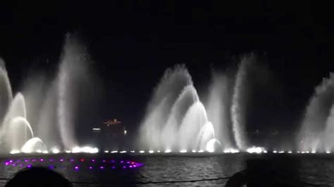 Hangzhou Westlake Musical Fountain Show Sept 30 2013 Youtube