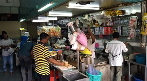 Kuala Lumpur Roti Banjir And Teh Tarik At Mansion Tea Stall Menu In