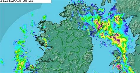 Irish Weather Forecast As Met Eireann Predicts Heavy Showers Today But