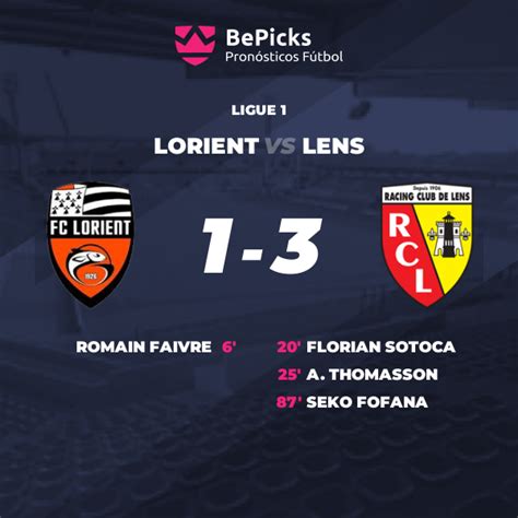 Lorient Vs Lens Pronósticos Cuotas Previa Y Predicciones