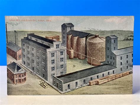 Yukon Mill And Grain Co Yukon Okla Postcard Etsy