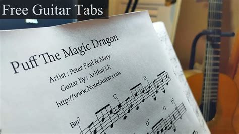 Puff The Magic Dragon Free Tab Fingerstyle Guitar YouTube