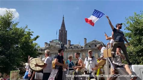 Strasbourg Manifestation Anti Pass Sanitaire YouTube