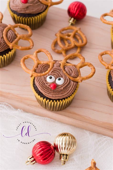 Reindeer Cupcakes Crazy Adventures In Parenting