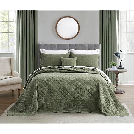 Amazon Oversized King Bedspreads 128x120 Lightweight Quilt Set For