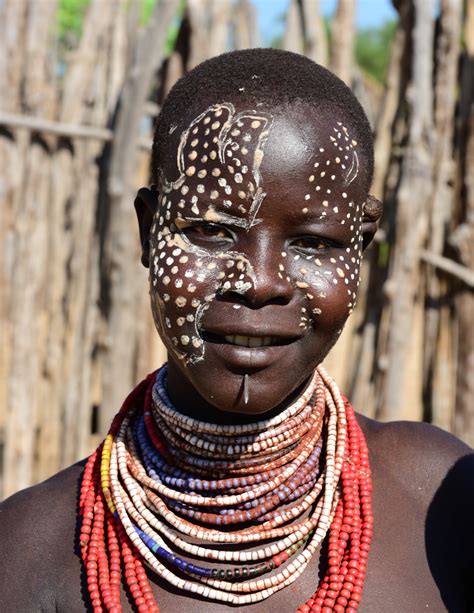 Portrait Of A Girl From The Karo Tribe Monika Salzmann Travel Photography