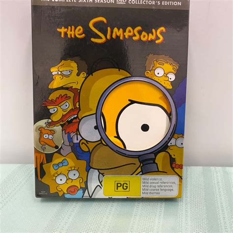 The Simpsons Sixth Season DVD (4DVDs included)