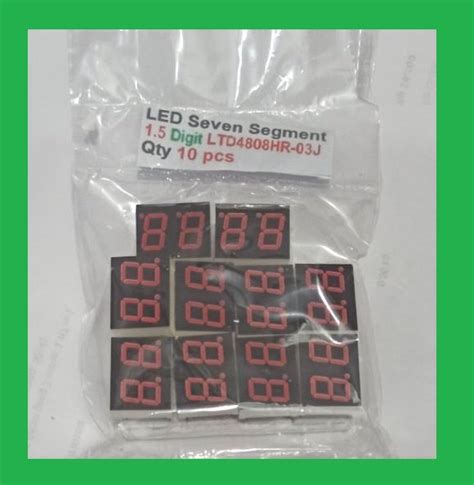 Jual Qty Pcs Led Seven Segment Digit Ltd Hr J Di Lapak