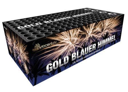 Gold Blauer Himmel Schuss Verbundfeuerwerk Apf