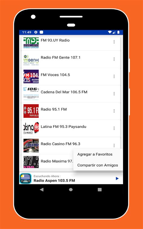 Aplicación Radios De Uruguay Gratis Radios Del Uruguay Am Y Fm En