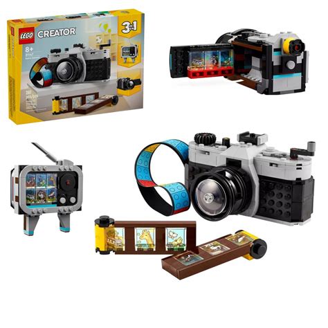 KLOCKI LEGO CREATOR 31147 ZESTAW 3w1 APARAT KAMERA TELEWIZOR W STYLU