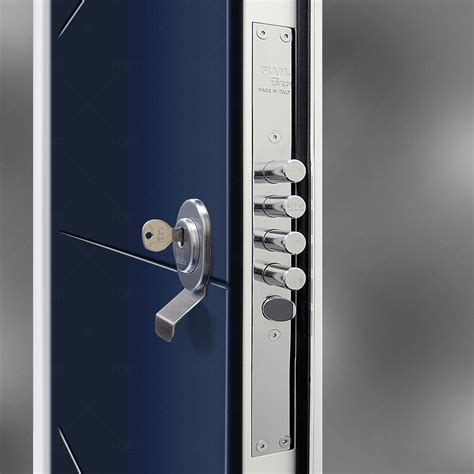 blue steel security doors  secure glass transom