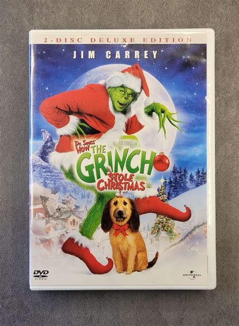 Dr Seuss How The Grinch Stole Christmas Deluxe Edition Dvds 25192142420 Ebay