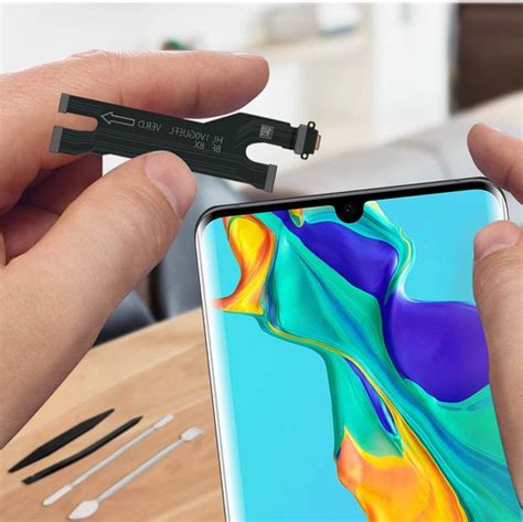 Oplaadpoort En Huawei P30 Pro Flex Kabel Usb Type C Connectors Zwart Bol