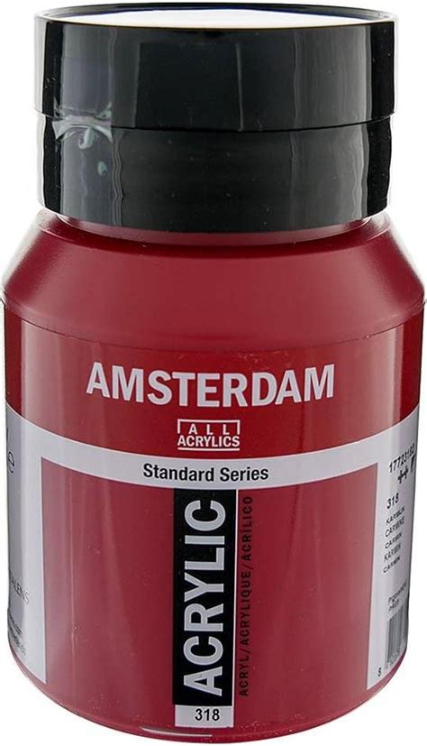 Amsterdam Standard Series Acrylic Jar Carmine Ml Pris